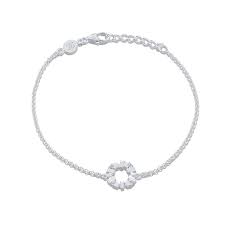 Bricks explosion mini Bracelet Silver