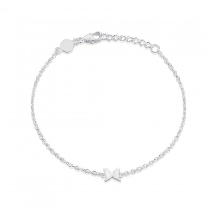 Petite papillion  Bracelet Silver i gruppen Armbånd / Sølvarmbånd hos SCANDINAVIAN JEWELRY DESIGN (s108)