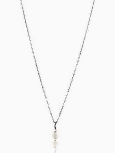 Sweetness pearl Necklace  Silver i gruppen Halskjede / Sølvkjede hos SCANDINAVIAN JEWELRY DESIGN (s205)