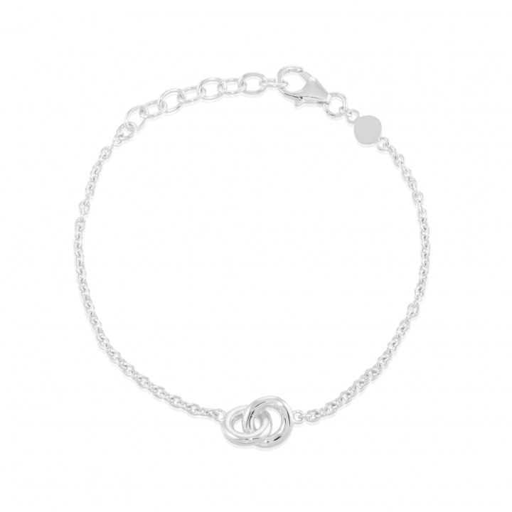 The knot mini Bracelet Silver i gruppen Armbånd / Sølvarmbånd hos SCANDINAVIAN JEWELRY DESIGN (s225)