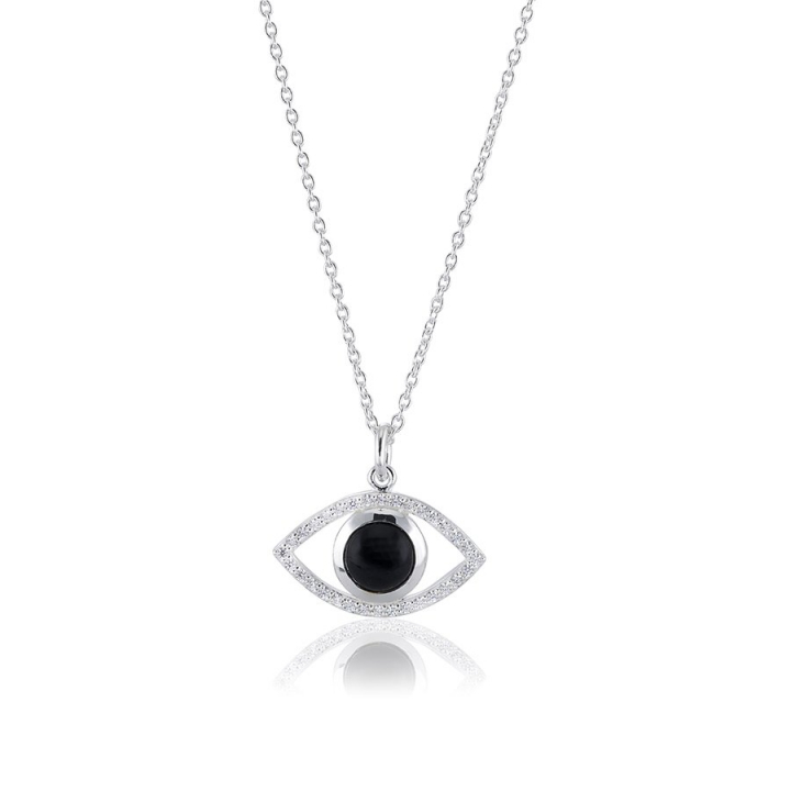 Devine eye Necklace  Silver i gruppen Halskjede / Sølvkjede hos SCANDINAVIAN JEWELRY DESIGN (s235)