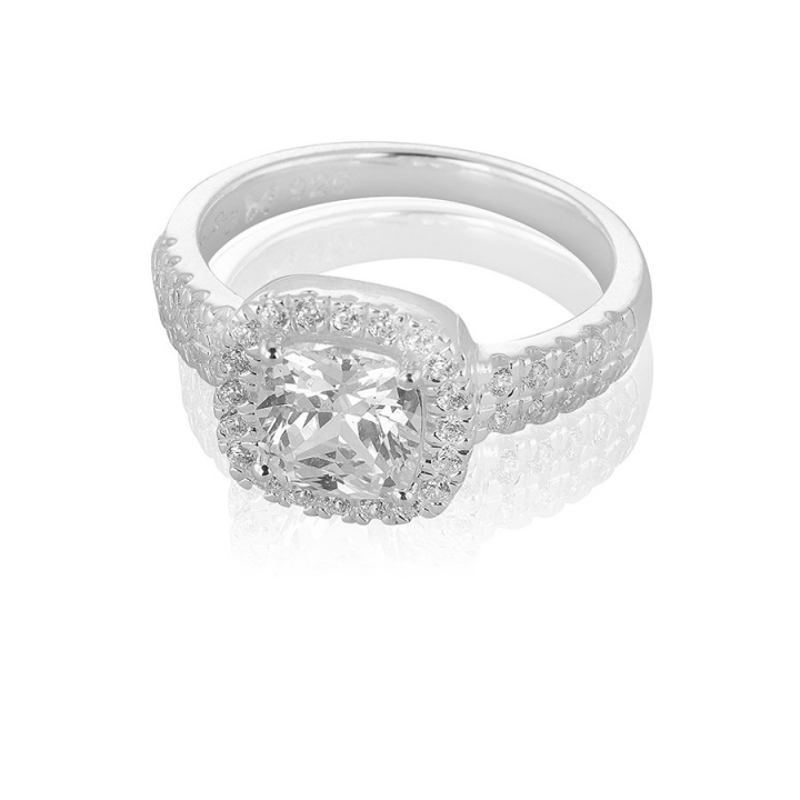 Glamorous Ring Silver i gruppen Ringer / Sølvringer hos SCANDINAVIAN JEWELRY DESIGN (s307-R)