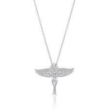 Goddess of love mini Necklace Silver i gruppen Halskjede / Sølvkjede hos SCANDINAVIAN JEWELRY DESIGN (s384)