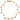 Ring Chain & Stars Halskjede Gull
