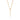 Ring Chain & Stars Halskjede Gull