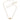 Love Knot & Stars Halskjede Gull 42-45 cm