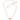 Love Knot & Stars Halskjede Gull 42-45 cm