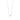 Love Knot & Stars Halskjede Hvitt gull 42-45 cm
