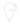 Lovely Heart Necklace Hvitt gull