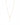 Forget-Me-Not Necklace Goldplated Silver