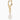 Peblinge Royal Huggies Earrings Goldplated Silver
