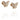 Little Miss Butterfly & Stars Øreringer Gull