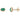 Love Bead - Green Agate Øreringer Gull