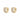 Copenhagen wide ring ear Gold/clear-Onesize