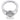 Love Bowl Ring Hvitt gull