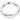 Deco Thin Ring Hvitt gull