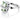 Little Bend Over - Green Quartz Ring Hvitt gull