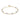 Lara small stone chain Bracelet Gold