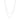 Lovely double chain neck 40 plain silver - 40 cm