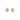 Bennet halo Earring Gold