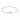 Callie elastic pearl Bracelet Silver