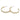 Flora daisy oval Earrings Gold