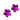 Medical Plastic Flower 6 mm, Fuchsia Örhänge