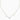 Two Stone Necklace Gold
