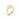 DAISY Ring gold-plated silver WHITE ENAMEL 11 MM