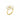 DAISY Ring gold-plated WHITE ENAMEL 18 MM