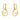 Offspring Earrings Gold