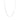 Globe clip neck Sølv 90-95 cm