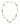 Zodiac Water Pisces Halskjede (Gull)