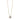 LILLY 7 mm Halskjede Gull/Krystall