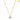 MANNY Gull WHITE PEARL Halskjede
