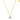 MANNY Gull WHITE PEARL Halskjede