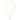 MANNY Gull WHITE PEARL Halskjede