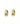 Alina Earrings Gold 12mm