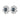AUDE Sølv ROYAL BLUE / CRYSTAL Øreringer