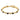 TERESIA Gull GOLDEN / BLACK Armbånd