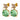NICOLA Gull LIGHT GREEN/GOLDEN