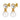 NETTE Gull CRYSTAL/WHITE PEARL