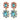 LINA Gull LIGHT BLUE/ROSE