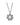 DELISE SS GREY /WHITE PEARL Necklace Silver