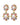 LINA SG PASTEL MULTI / WHITE PEARL Earrings