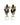 BALETE SG BLACK_WHITE PEARL EARRINGS GOLD