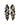 BANYAN SG BLACK EARRINGS GOLD