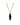 TAKESHI SG EMERALD GREEN NECKLACE GOLD