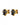BILLIS SG BLACK MIX EARRINGS GOLD