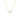 Loving heart medium single Halskjede Gull